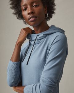 Hoodie Dress - Windward Blue sold by American Giant