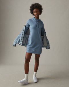 Hoodie Dress - Windward Blue sold by American Giant