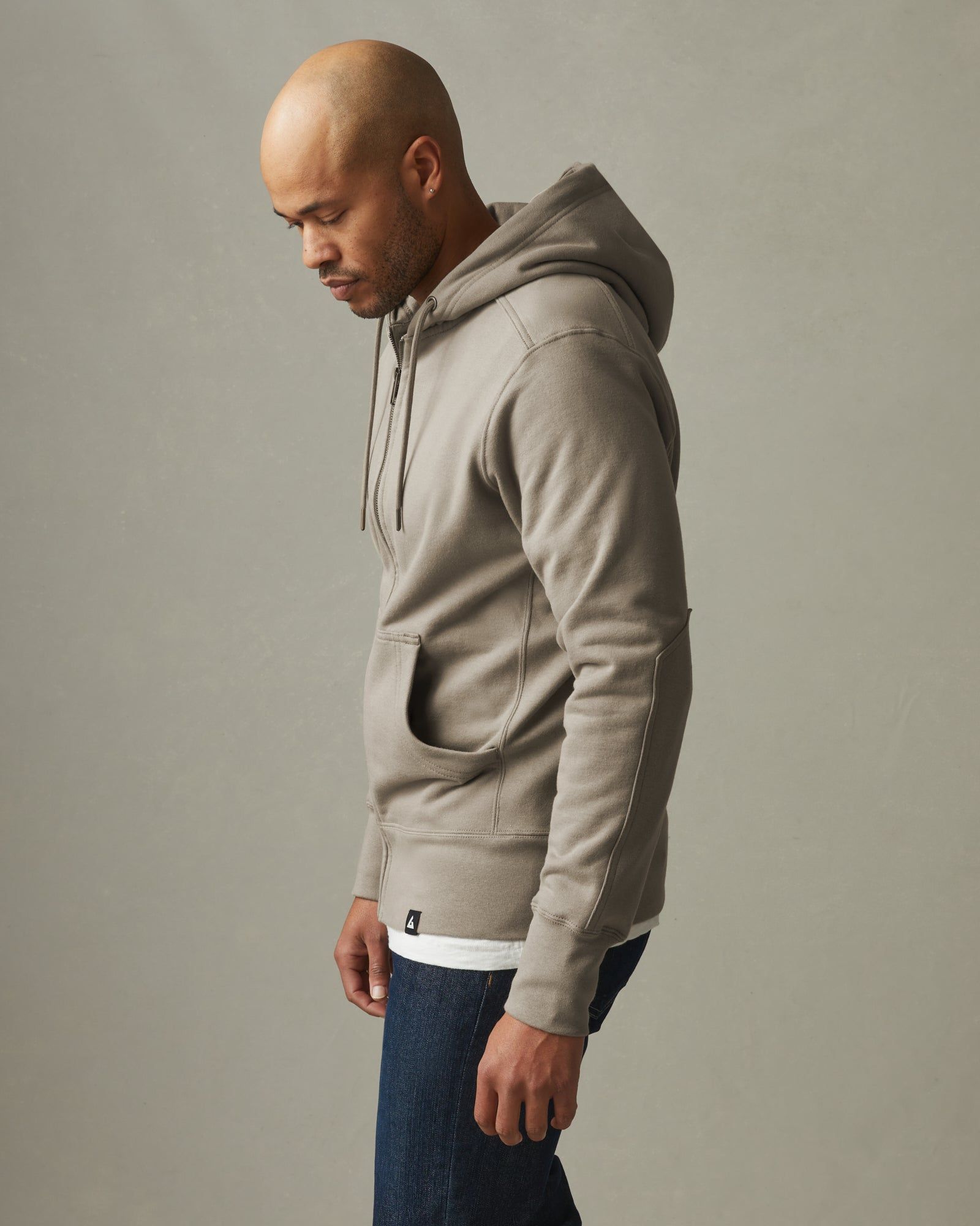 Classic Full Zip - Fallen Rock sold by American Giant product image thumbnail 2