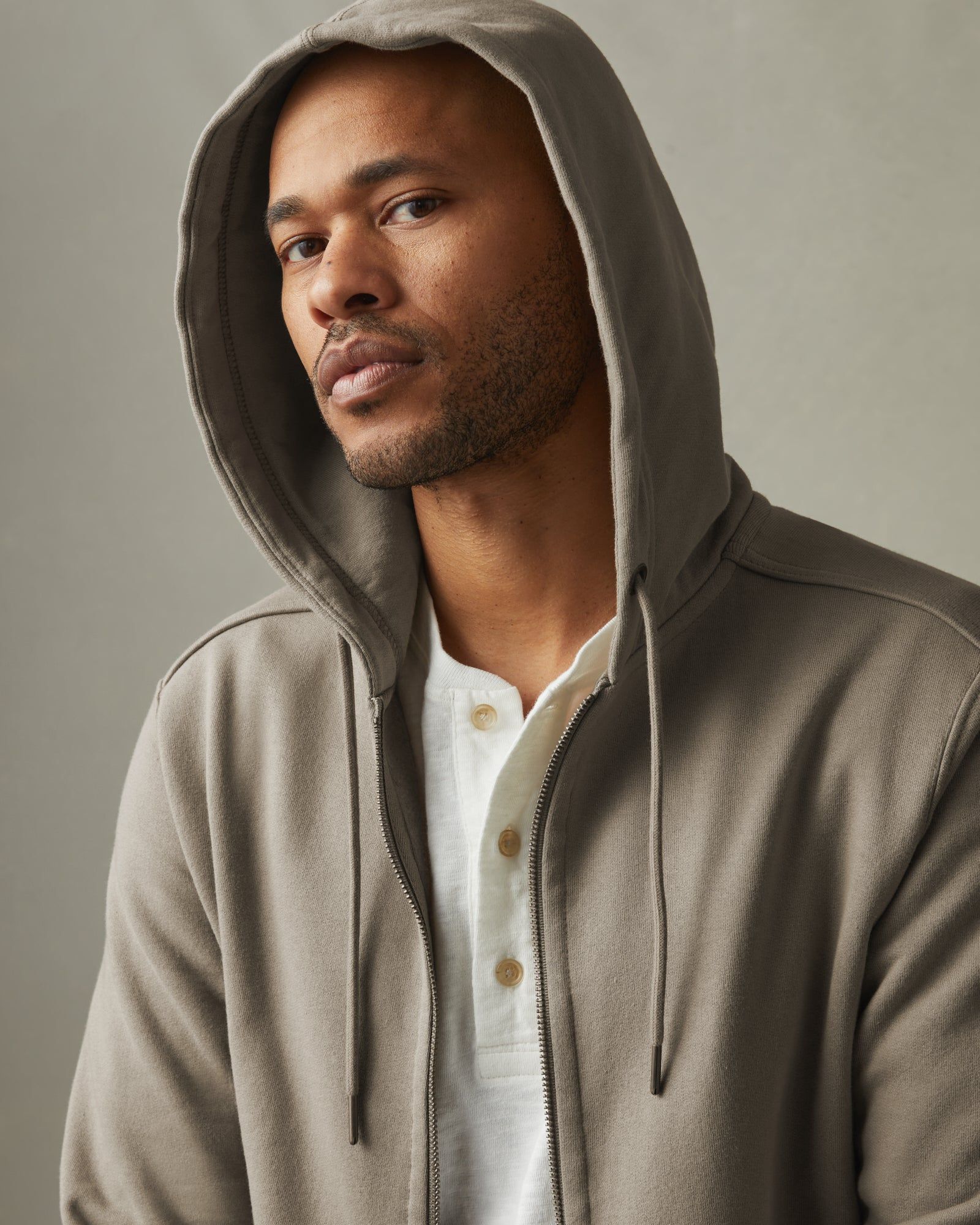 Classic Full Zip - Fallen Rock sold by American Giant product image thumbnail 5