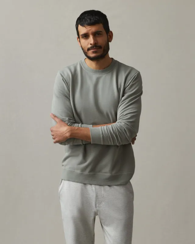 French Terry Crew Sweatshirt - Cannon Grey sold by American Giant