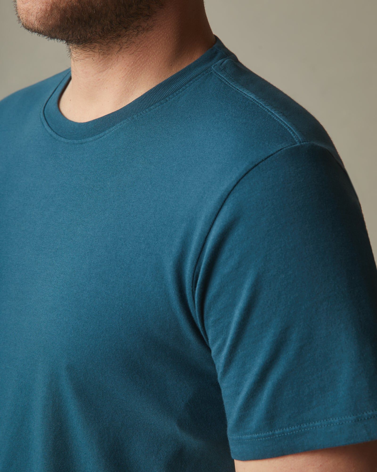 Classic Cotton Crew Tee - Blue Mountain sold by American Giant product image thumbnail 4