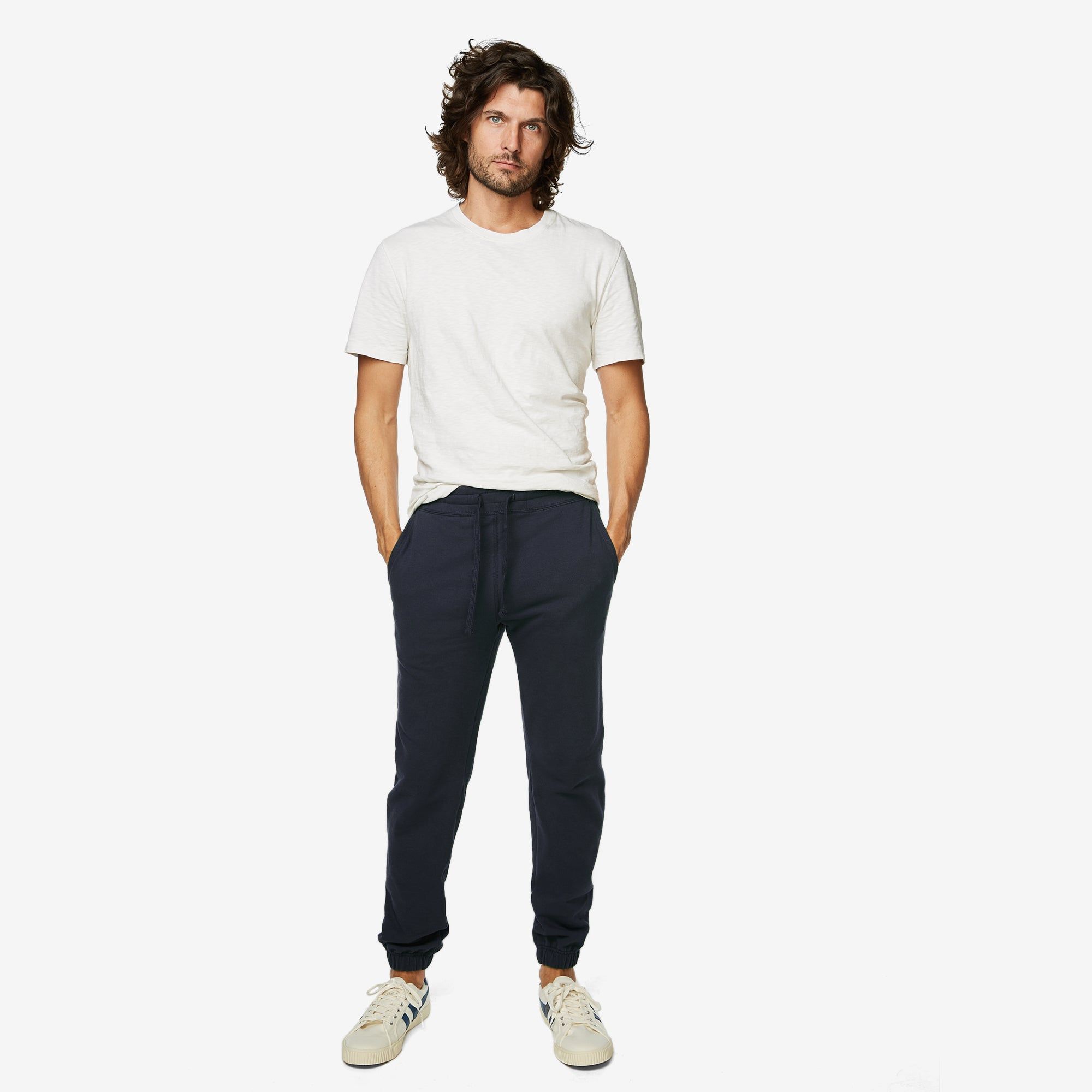 Classic Sweatpant - Navy sold by American Giant