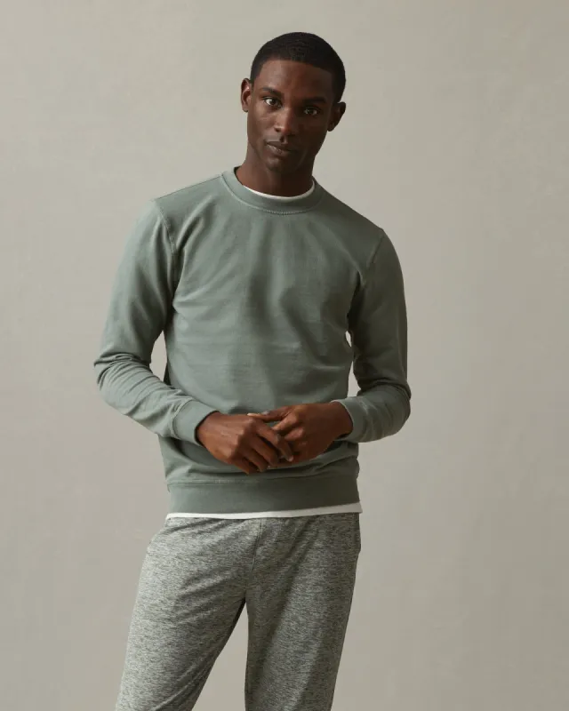 French Terry Crew Sweatshirt - Agave Green sold by American Giant