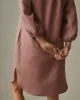 Women's Linen Tunic Dress - Burlwood sold by American Giant