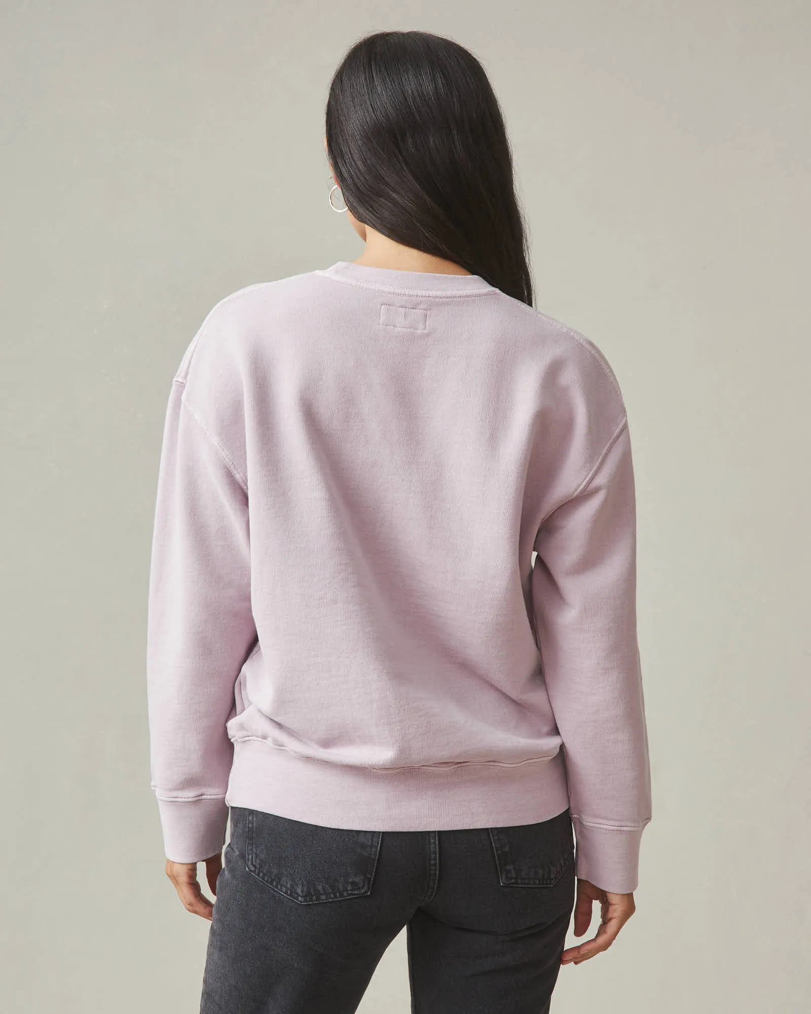 Women's Relaxed Crew - Thistle sold by American Giant product image thumbnail 4