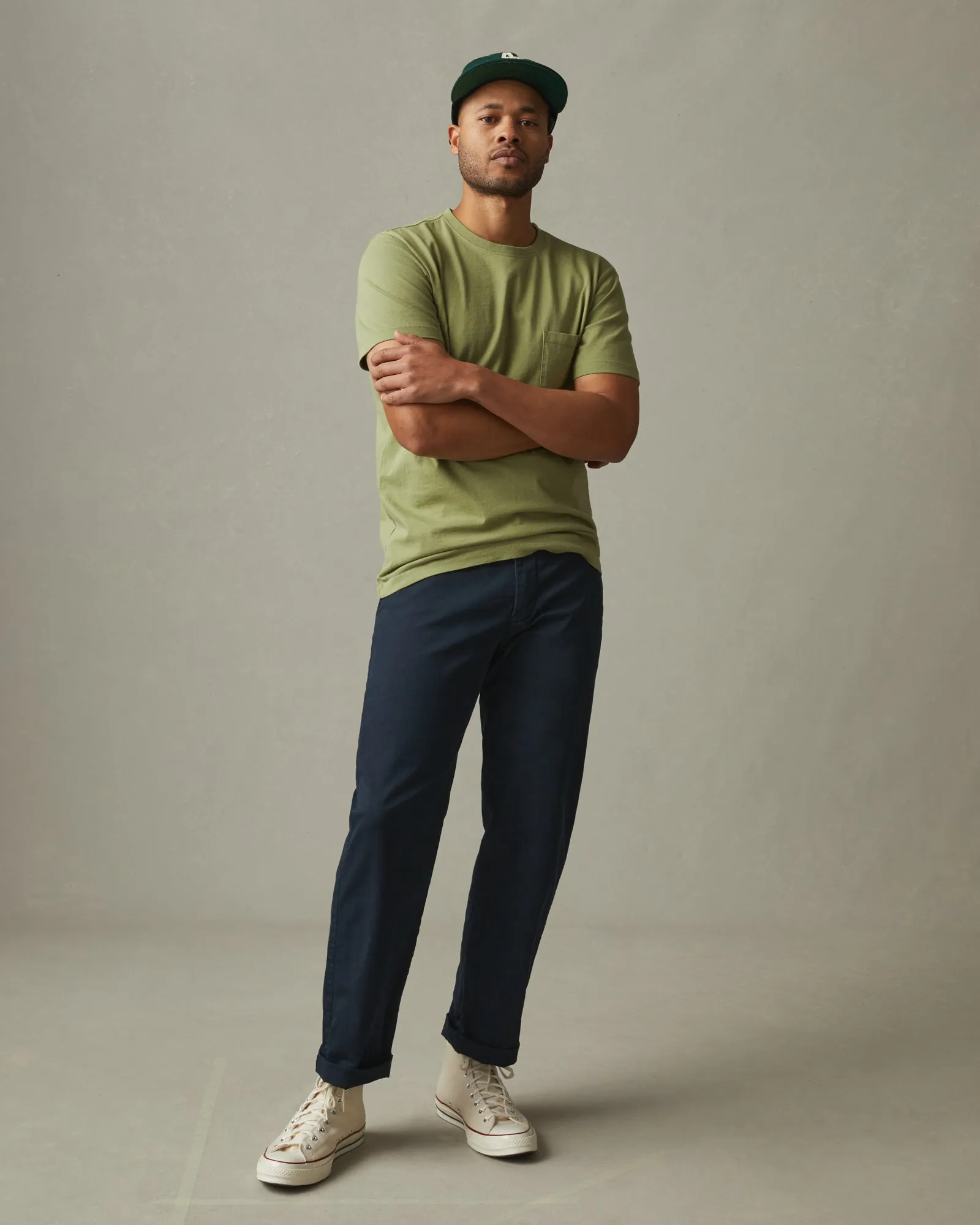 Men's Pocket Tee - Pale Sage sold by American Giant product image thumbnail 5