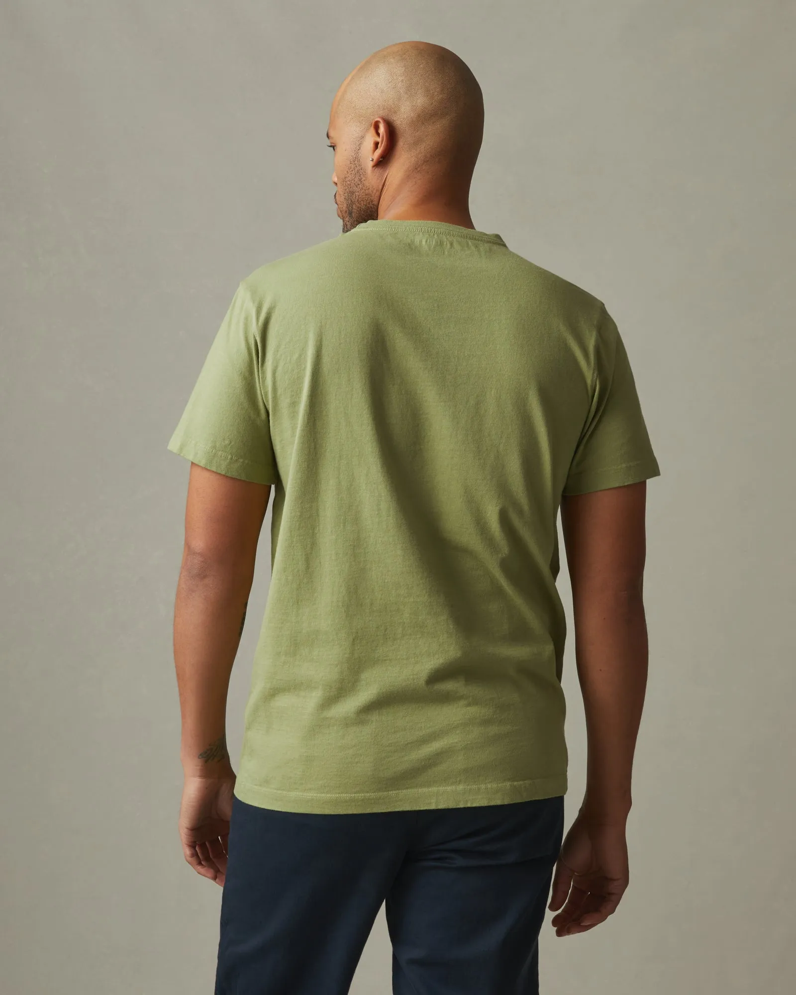 Men's Pocket Tee - Pale Sage sold by American Giant product image thumbnail 3