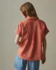 Women's Linen Shirt - Deep Apricot sold by American Giant