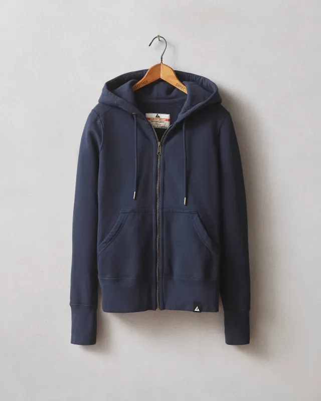 Women's Classic Full Zip - Oxford Blue sold by American Giant