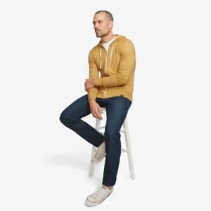 Lightweight Full Zip - Golden Rod Heather sold by American Giant