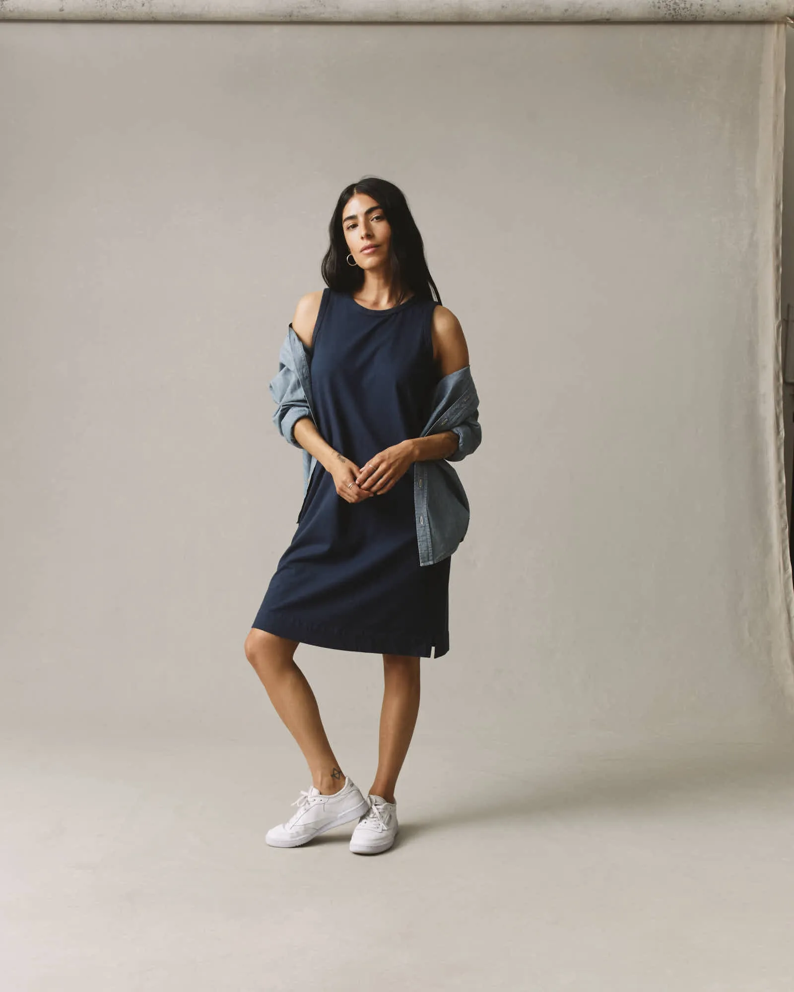 Tank Dress - Varsity Blue sold by American Giant product image thumbnail 5