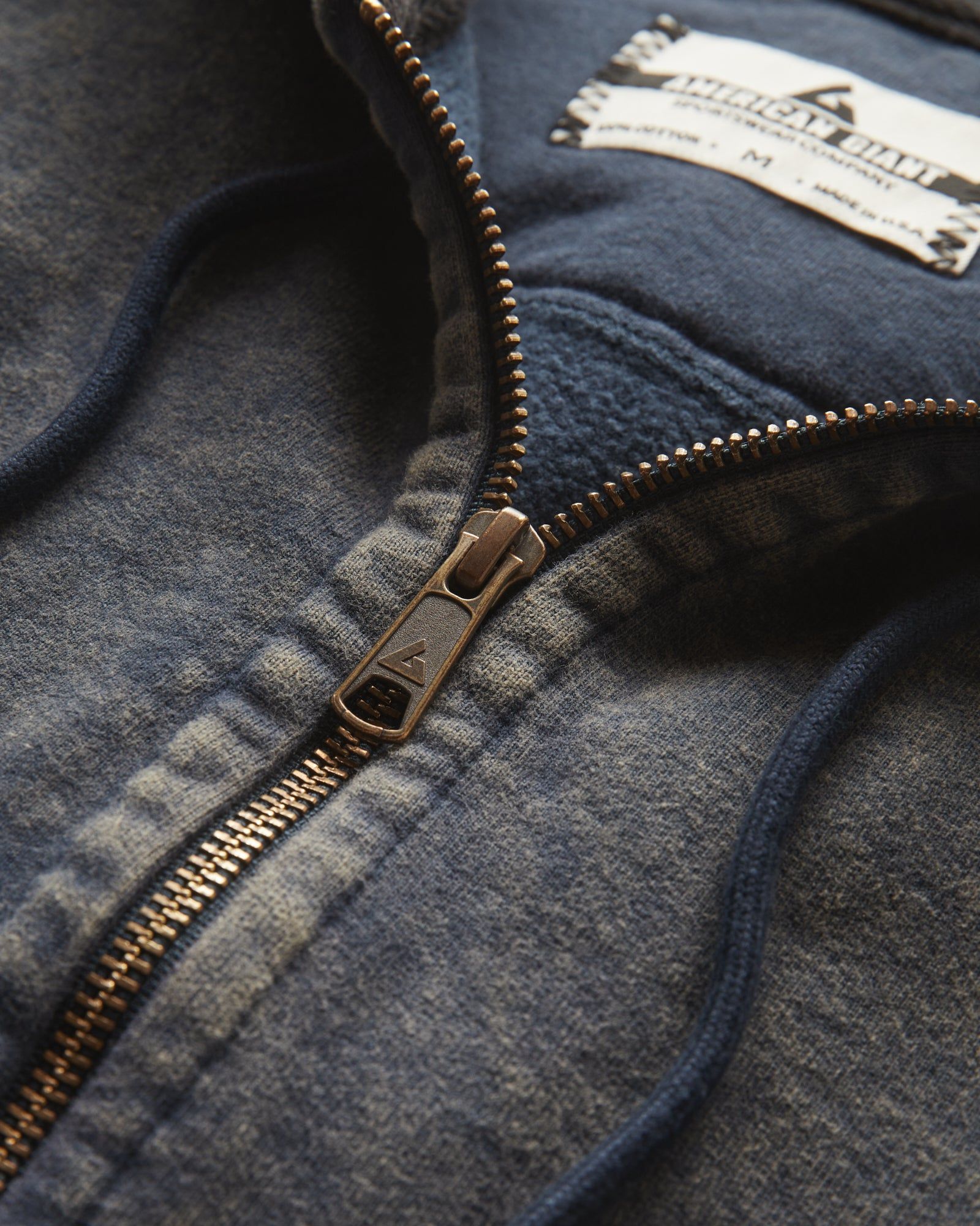 Classic Full Zip - Mineral Wash - Oxford Blue sold by American Giant product image thumbnail 3