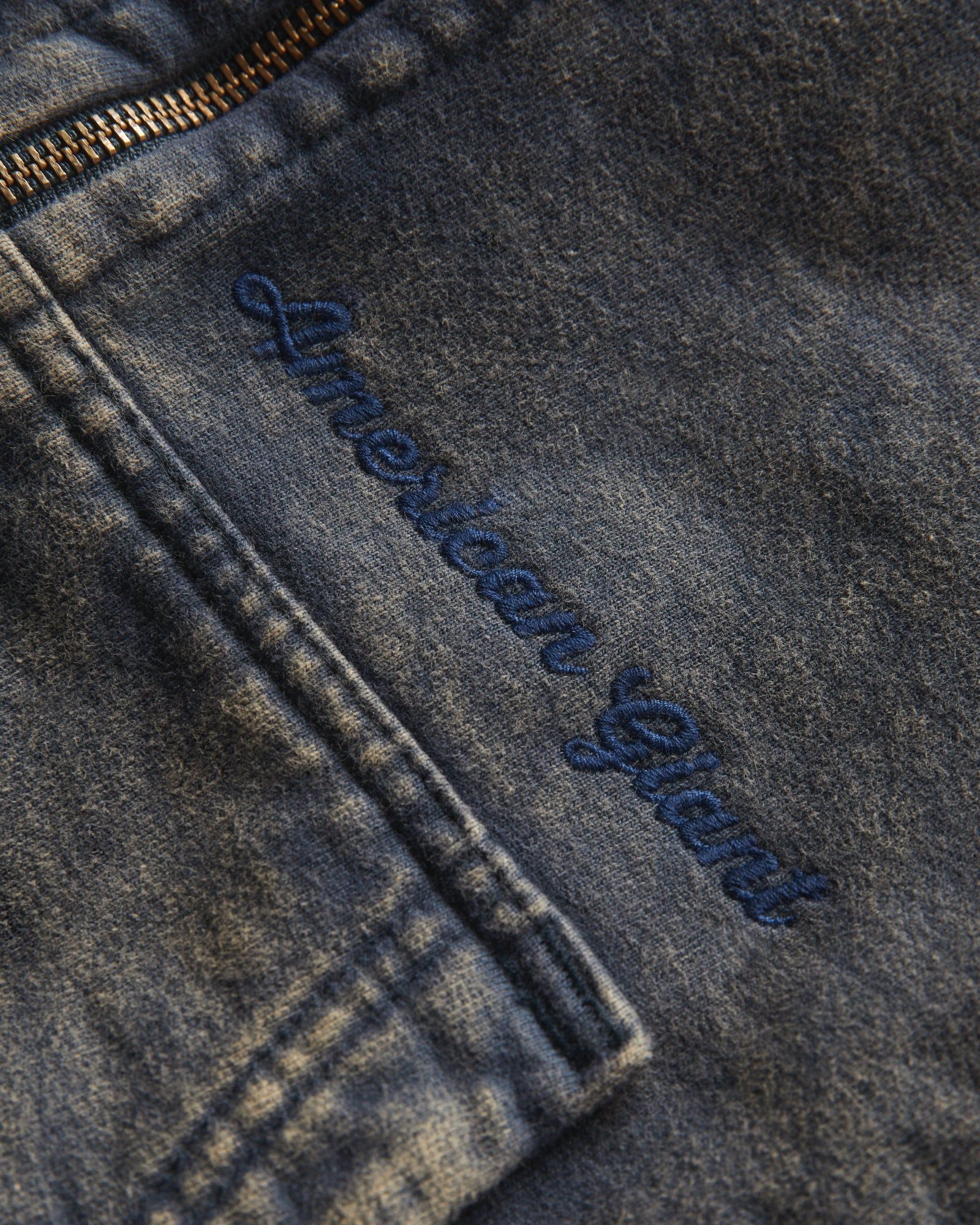 Classic Full Zip - Mineral Wash - Oxford Blue sold by American Giant product image thumbnail 4