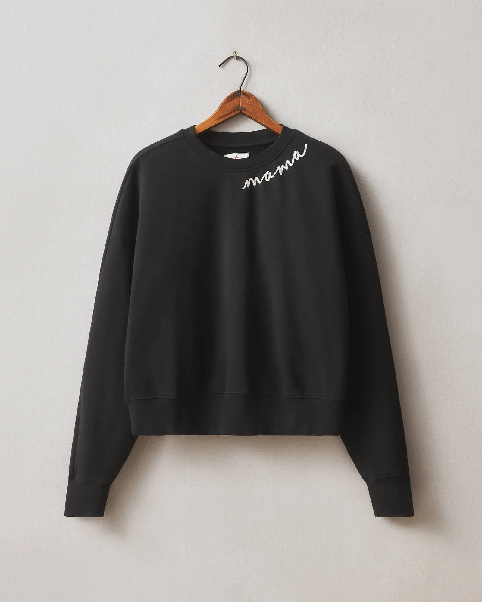 Mothers Day Premium Midweight Oversized Crew - Black sold by American Giant