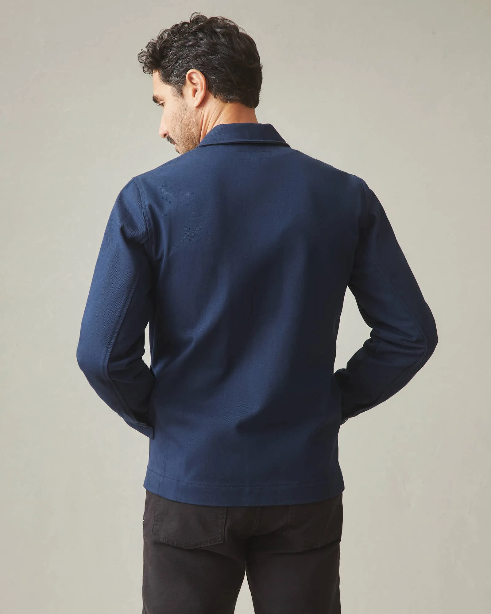 Men's Shirt Jacket - Navy sold by American Giant product image thumbnail 5