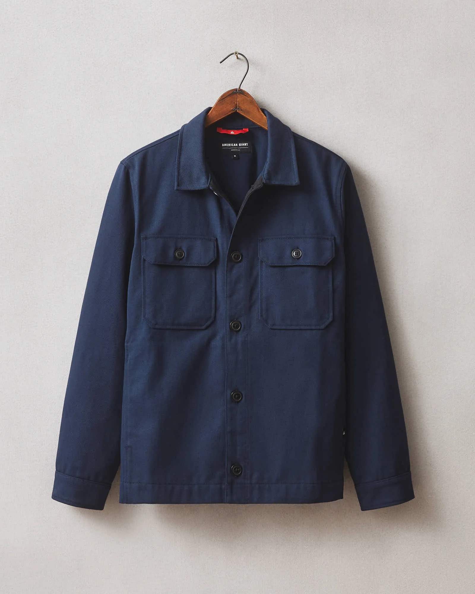 Men's Shirt Jacket - Navy sold by American Giant