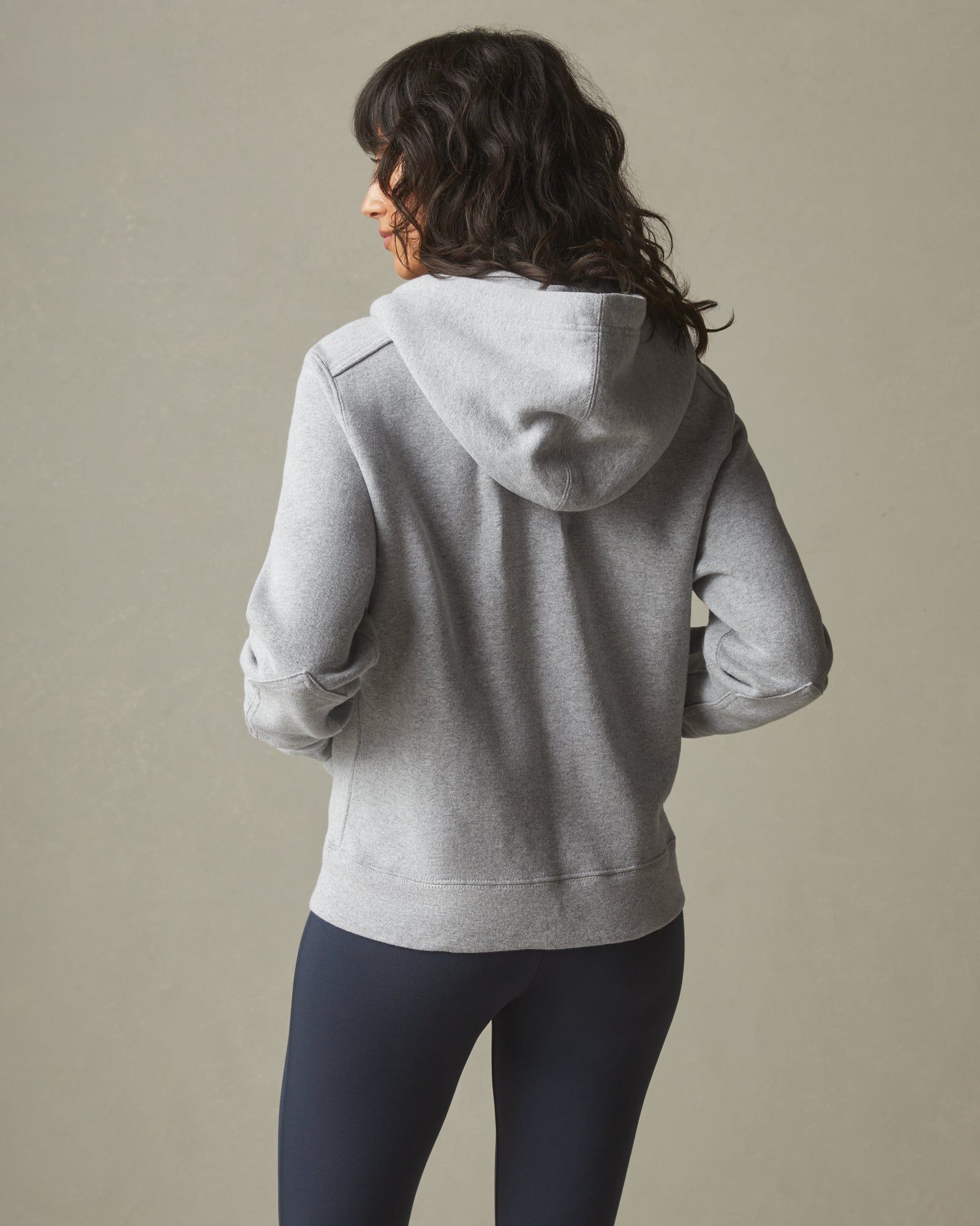 Relaxed Classic Full Zip - Grey Heather sold by American Giant product image thumbnail 4