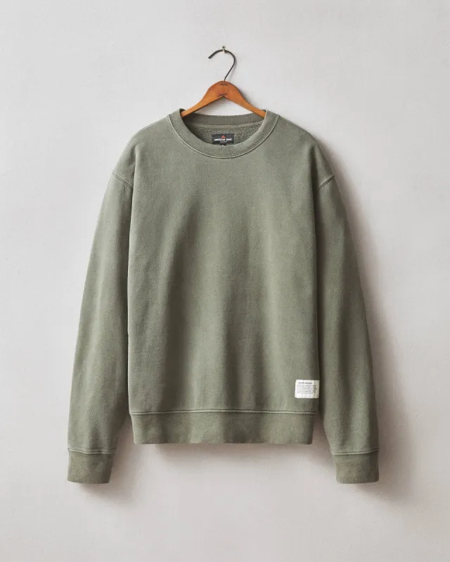 Relaxed Crew - Olive sold by American Giant