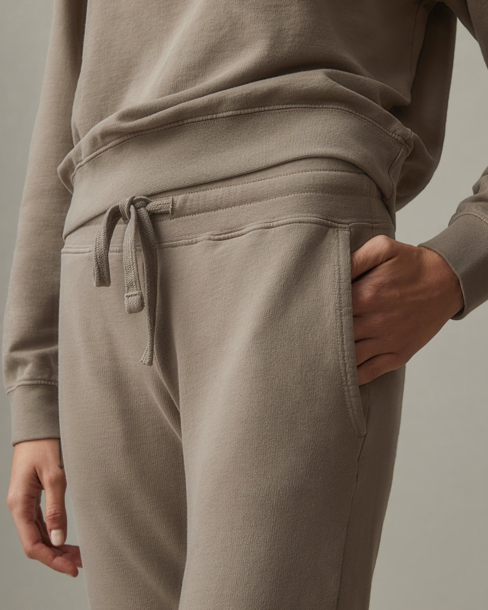 Lightweight Cotton Jogger - Khaki sold by American Giant product image thumbnail 4