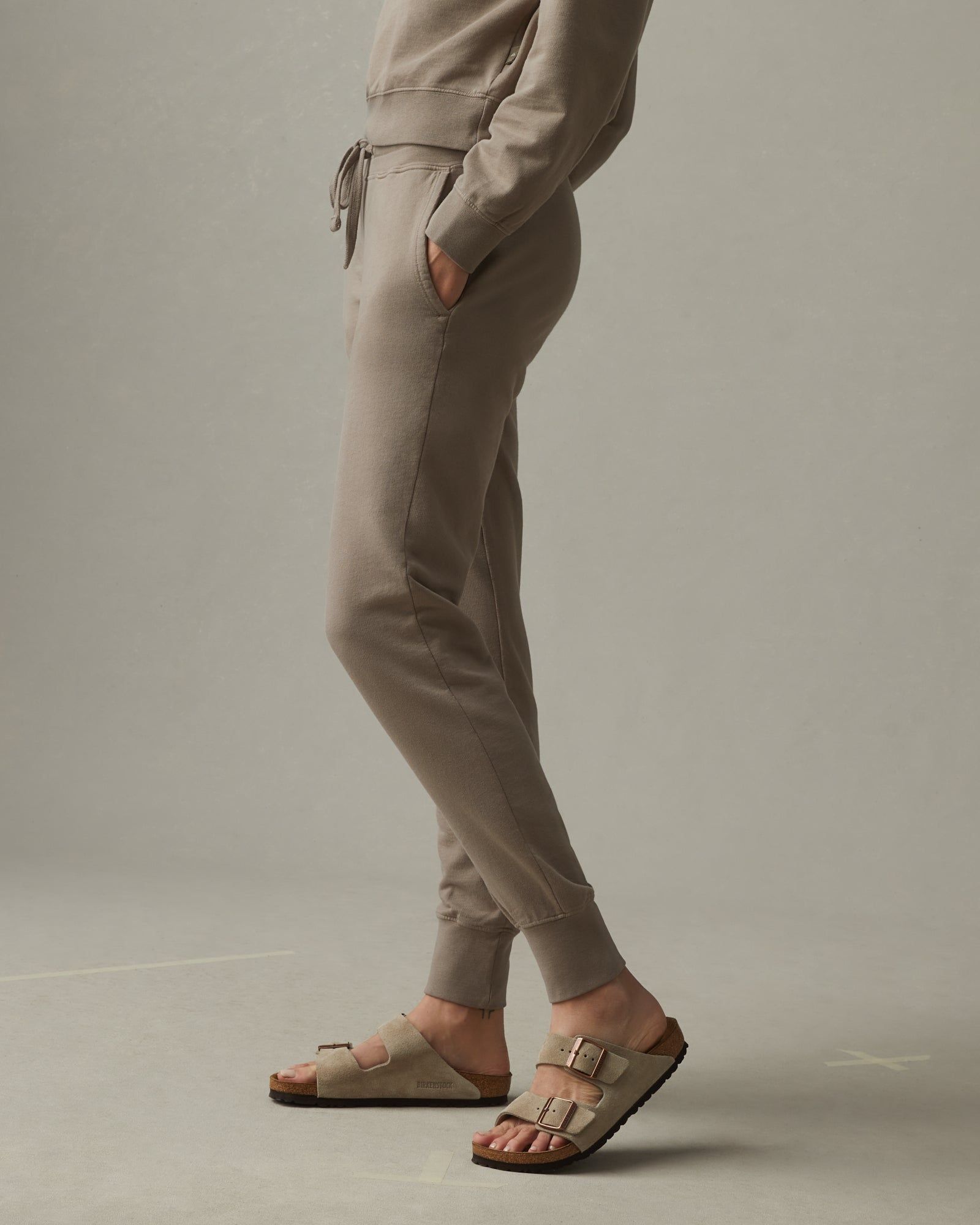 Lightweight Cotton Jogger - Khaki sold by American Giant product image thumbnail 2