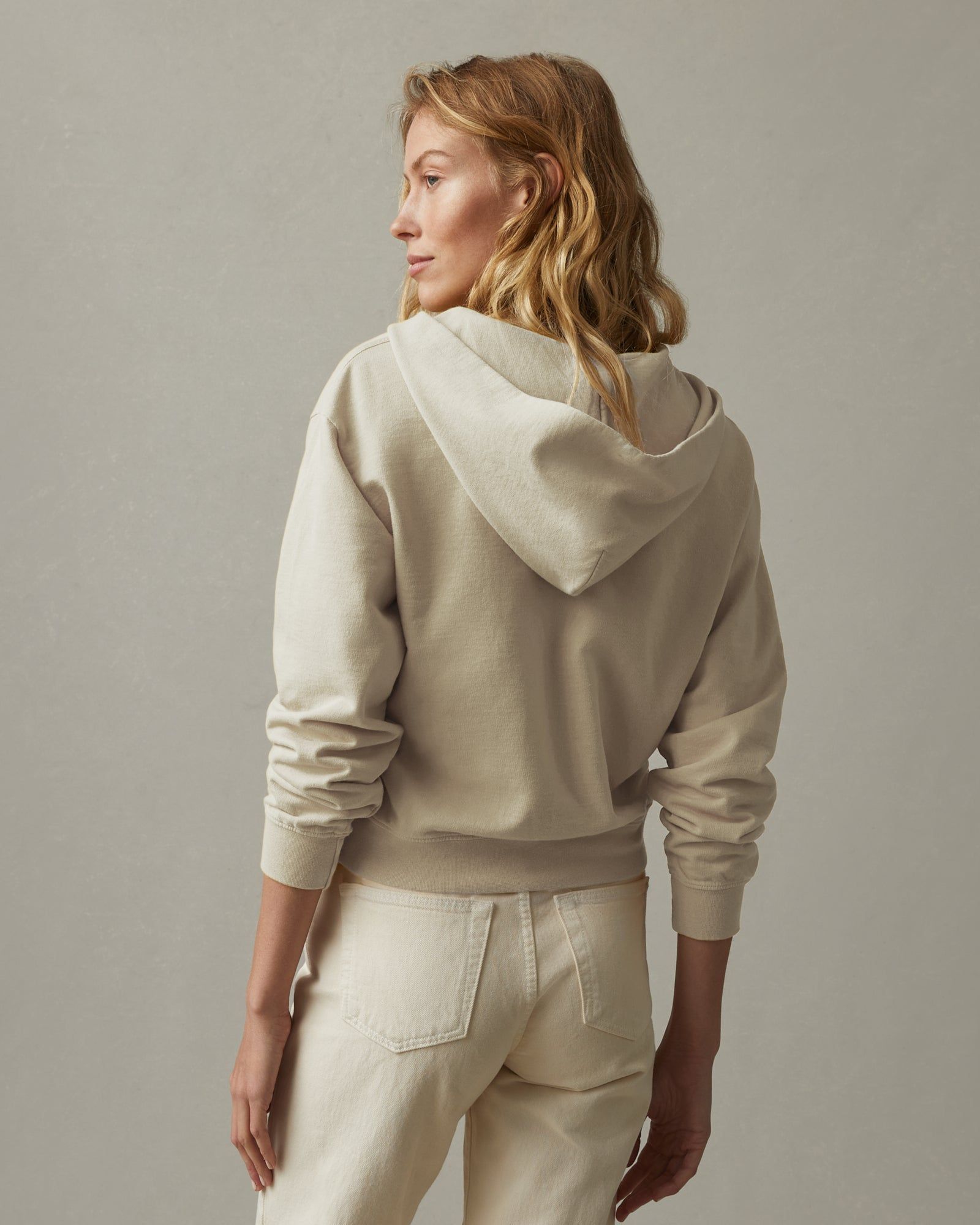 Lightweight Cotton Half Zip Hoodie - Castle Wall sold by American Giant product image thumbnail 3