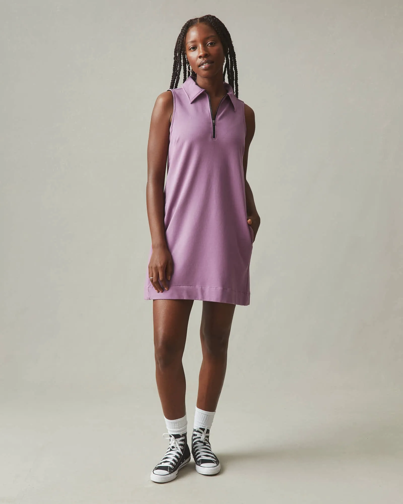 Women's Tennis Dress - Very Grape sold by American Giant product image thumbnail 2