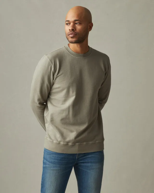 French Terry Crew Sweatshirt - Laurel Oak sold by American Giant