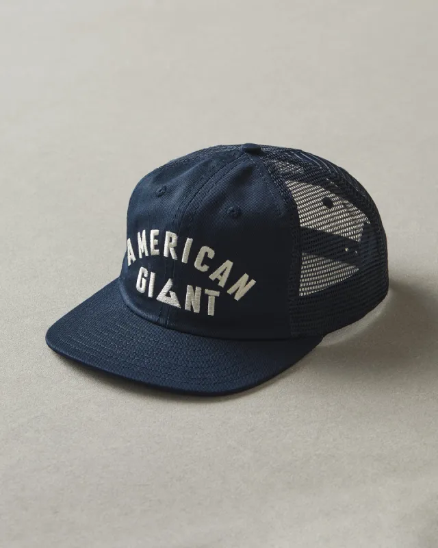 AG Trucker Hat - Navy sold by American Giant