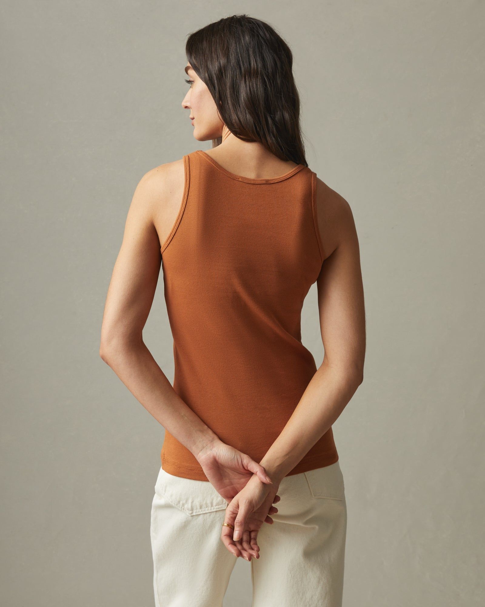 Rib Tank - Adobe sold by American Giant product image thumbnail 2