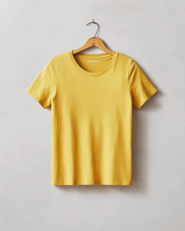 Women's Classic Cotton Crew Tee - Golden Honey sold by American Giant
