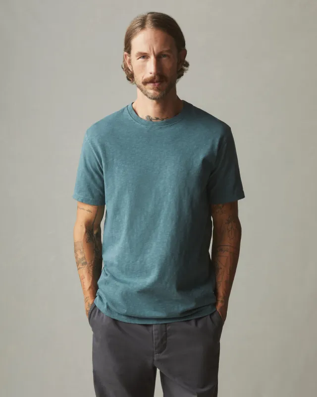 Men's Premium Slub Crew Tee - Sea Green sold by American Giant
