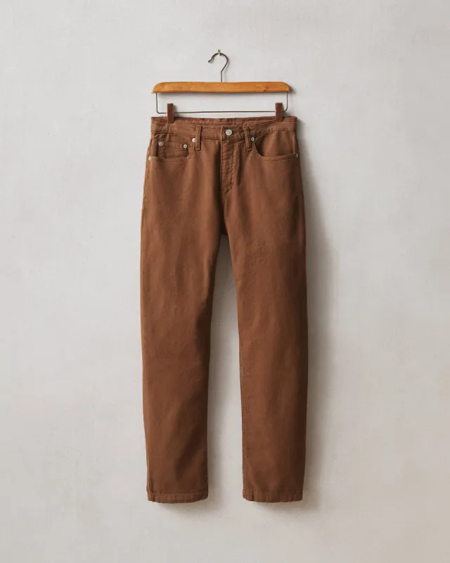 Men's Roughneck Pant Straight - Mahogany sold by American Giant
