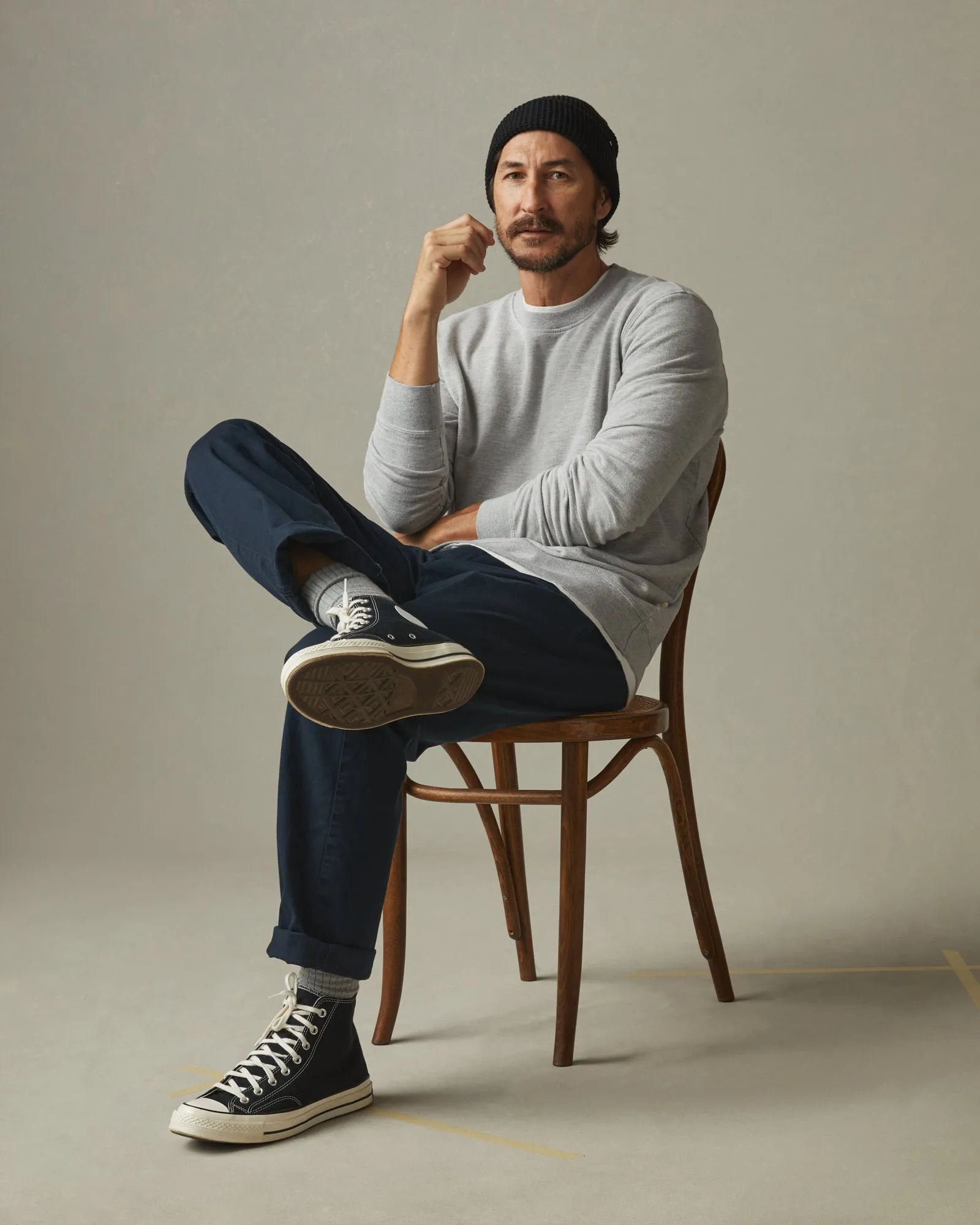 French Terry Crew Sweatshirt - Ash Heather sold by American Giant product image thumbnail 5