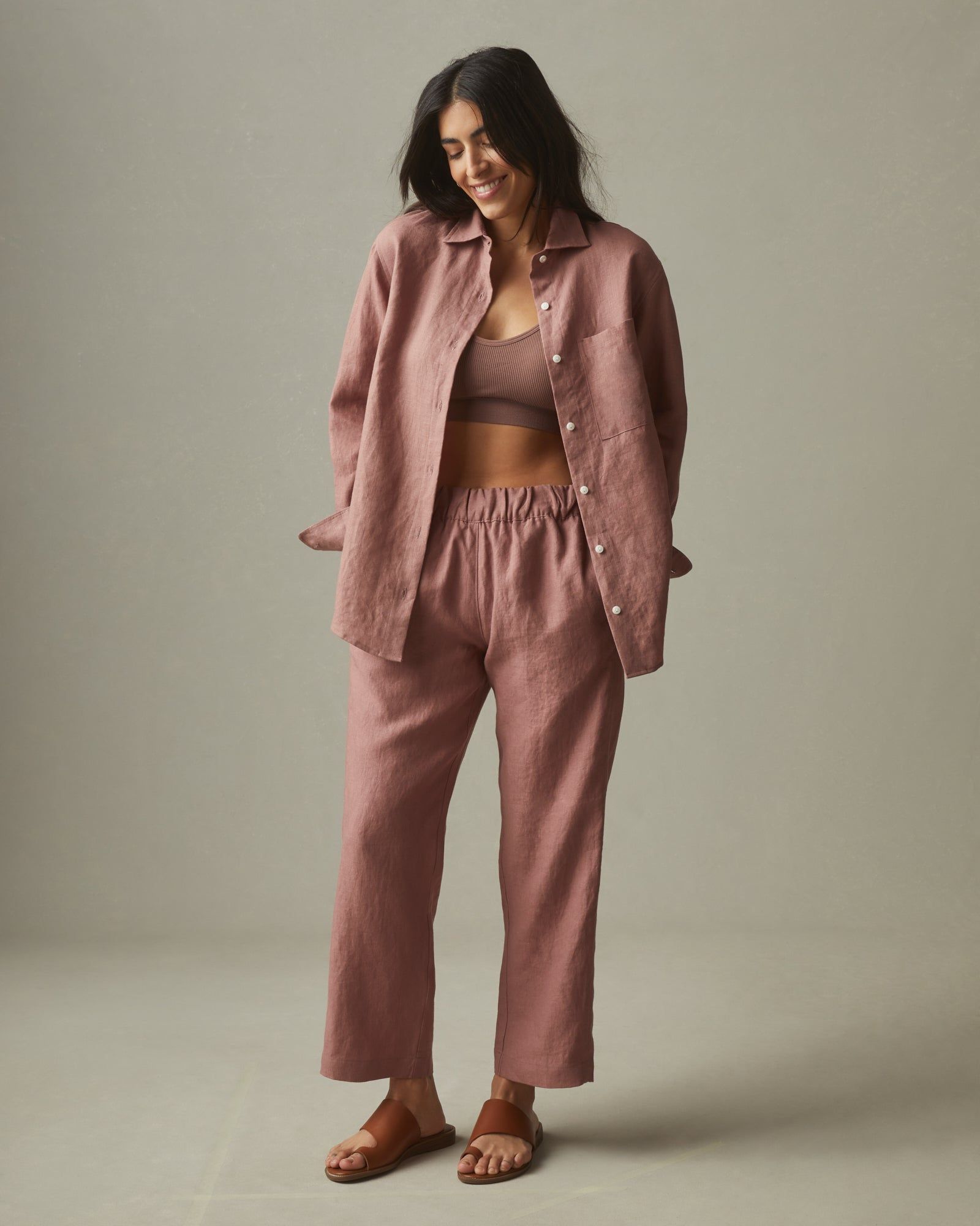 Easy Linen Pant - Burlwood sold by American Giant product image thumbnail 5