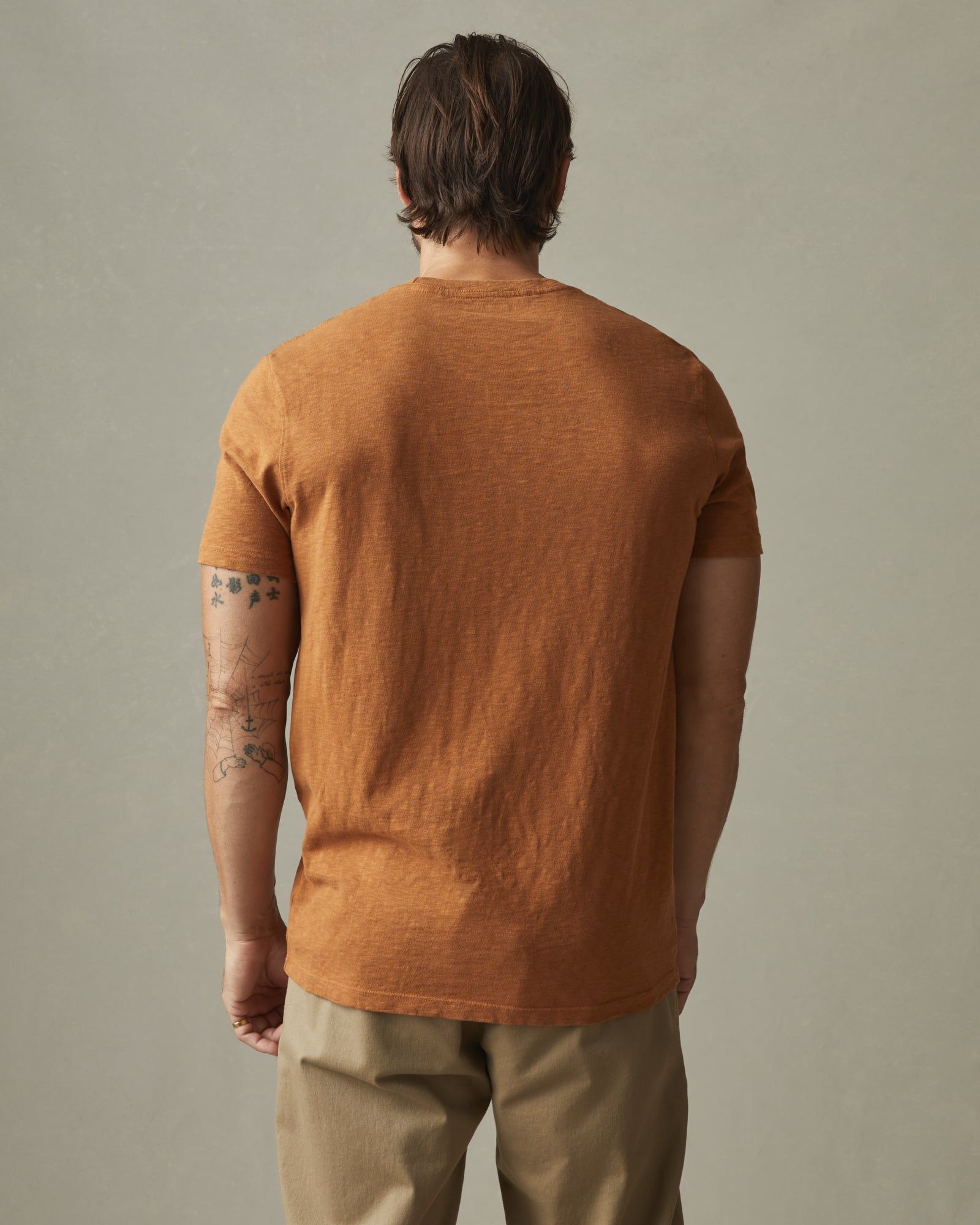Premium Slub Crew Tee - Bright Copper sold by American Giant product image thumbnail 3