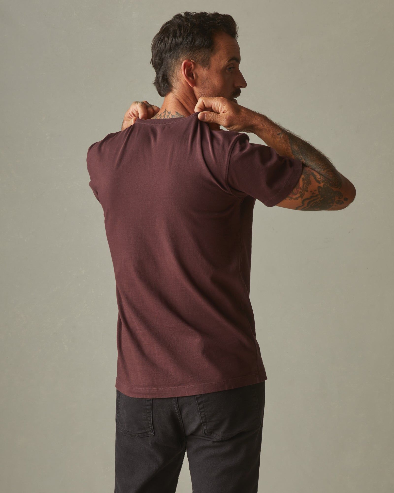 Heavyweight Pocket Tee - Puce sold by American Giant product image thumbnail 2