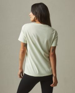 Women's Classic Cotton V-Neck Tee - Aloe Wash sold by American Giant