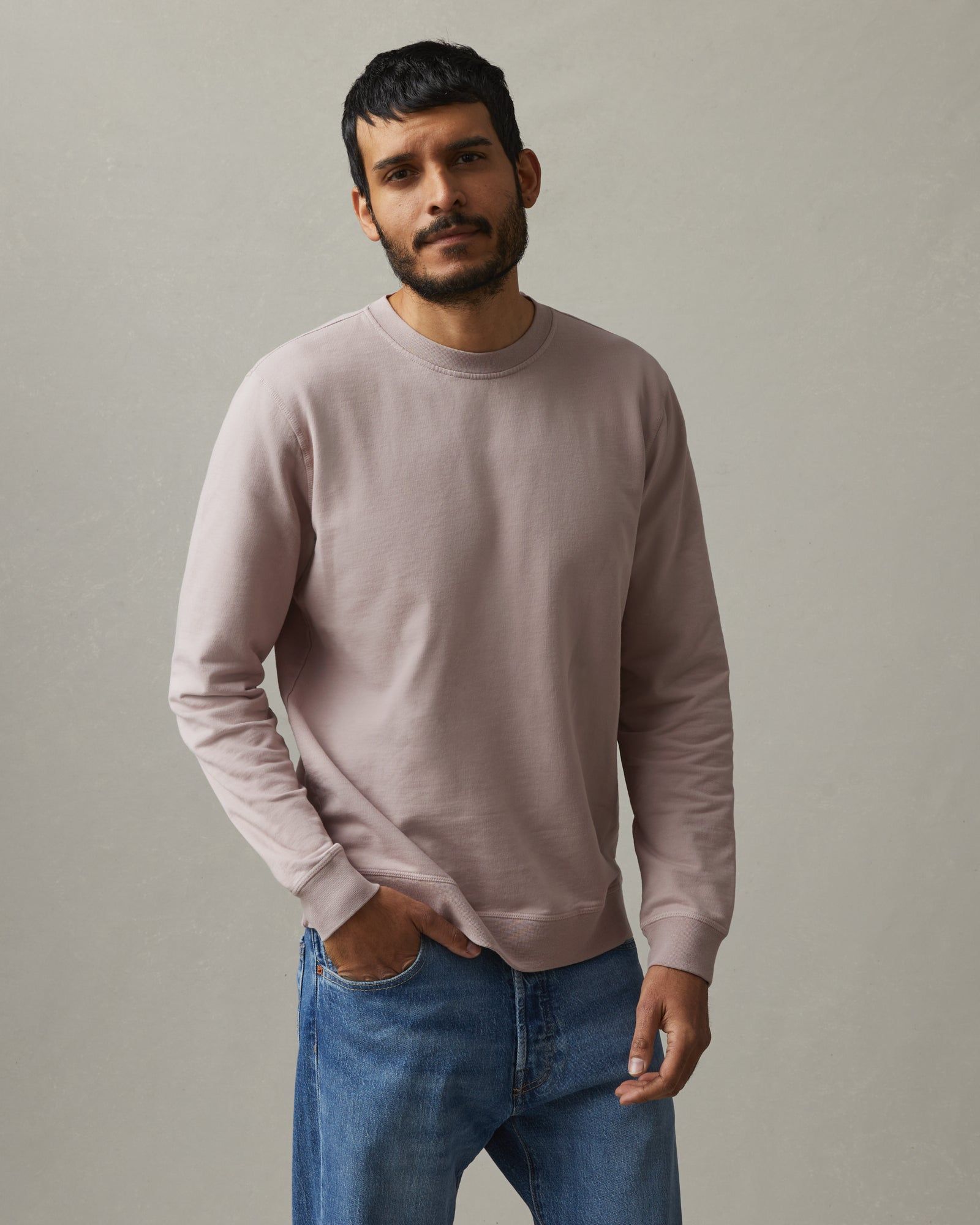 French Terry Crew Sweatshirt - Sunset sold by American Giant