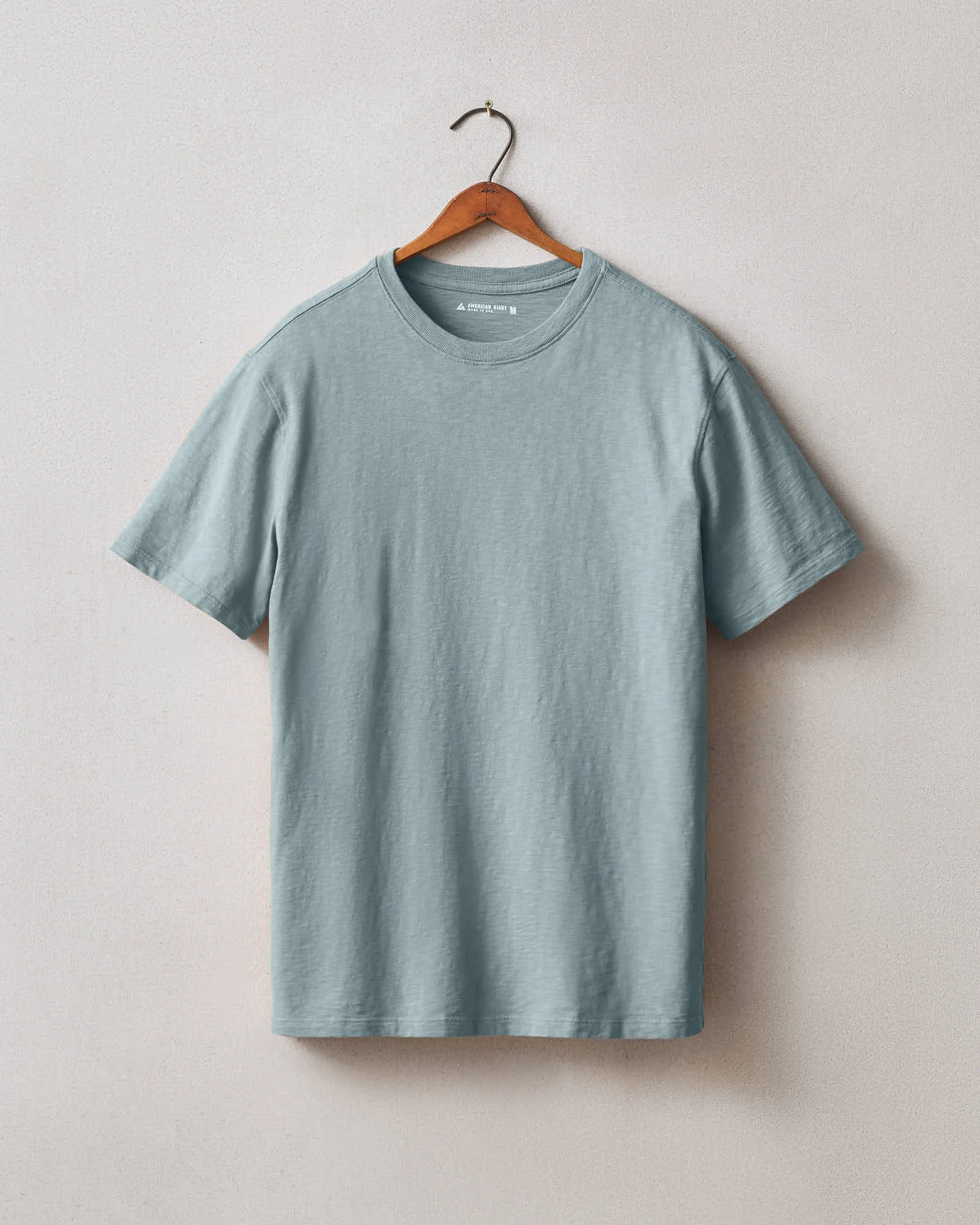 Men's Premium Slub Crew Tee - Arona Blue sold by American Giant