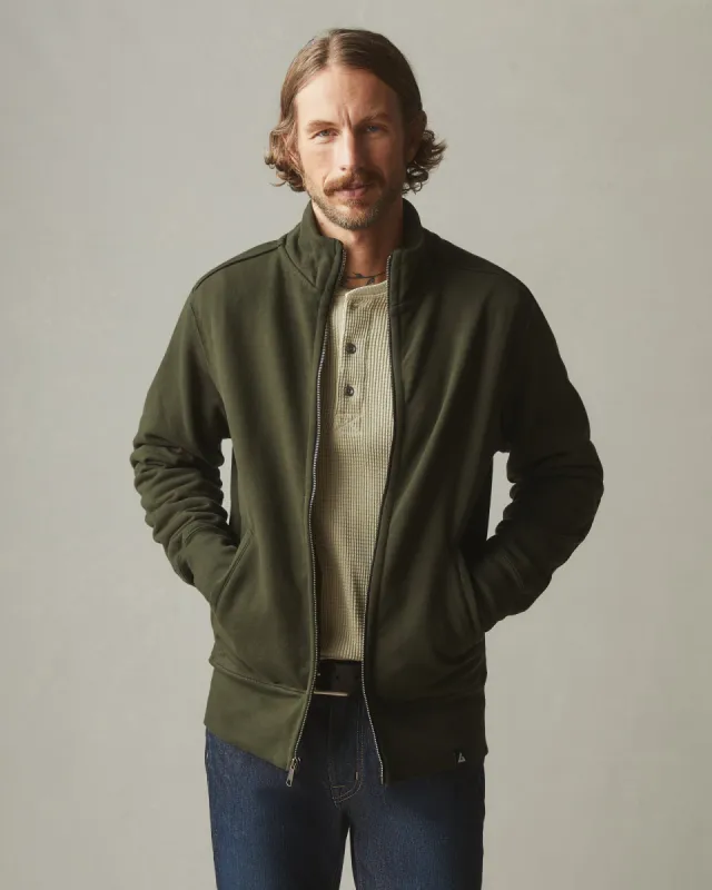 Moto Full Zip - Dark Elm sold by American Giant