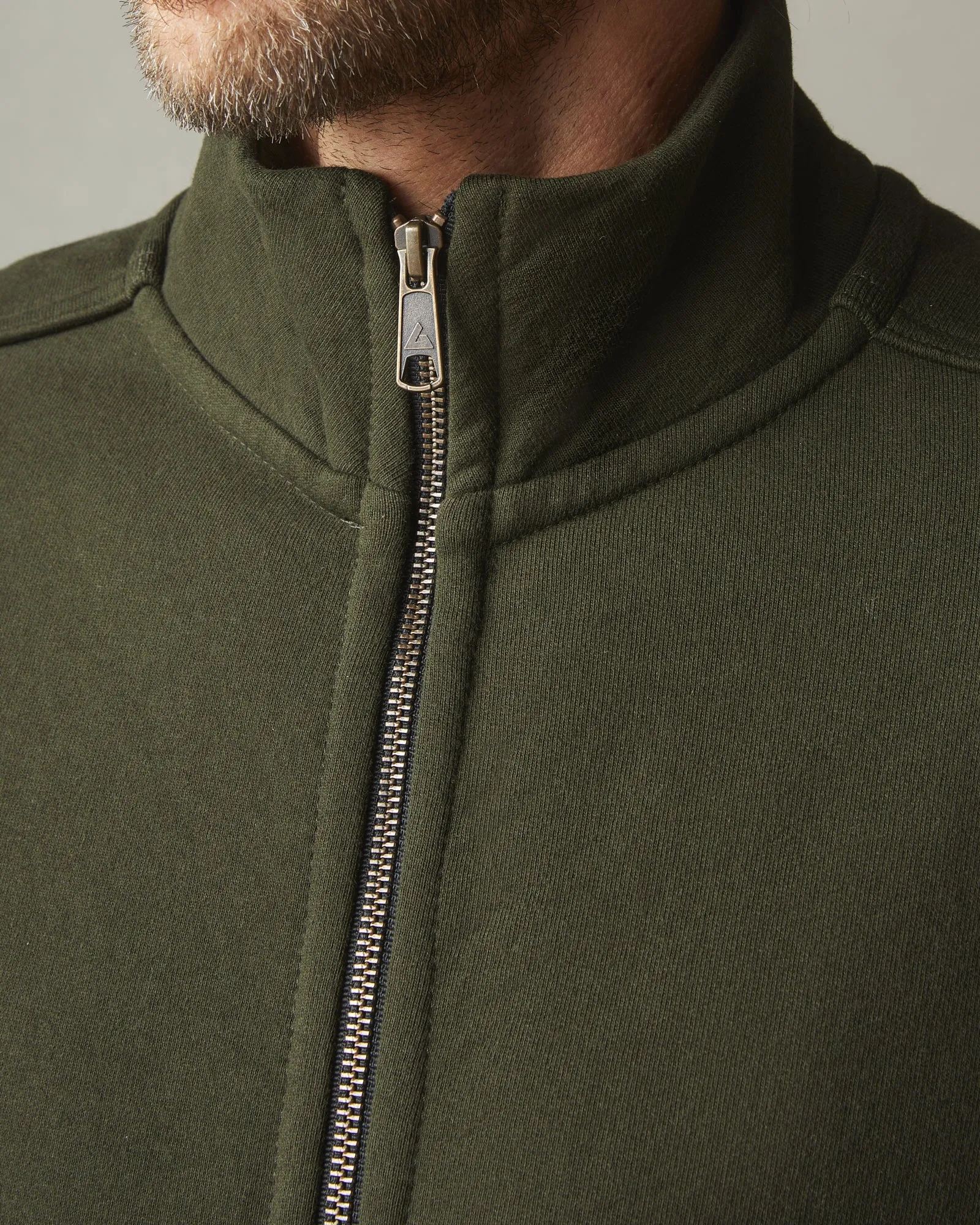 Moto Full Zip - Dark Elm sold by American Giant product image thumbnail 5