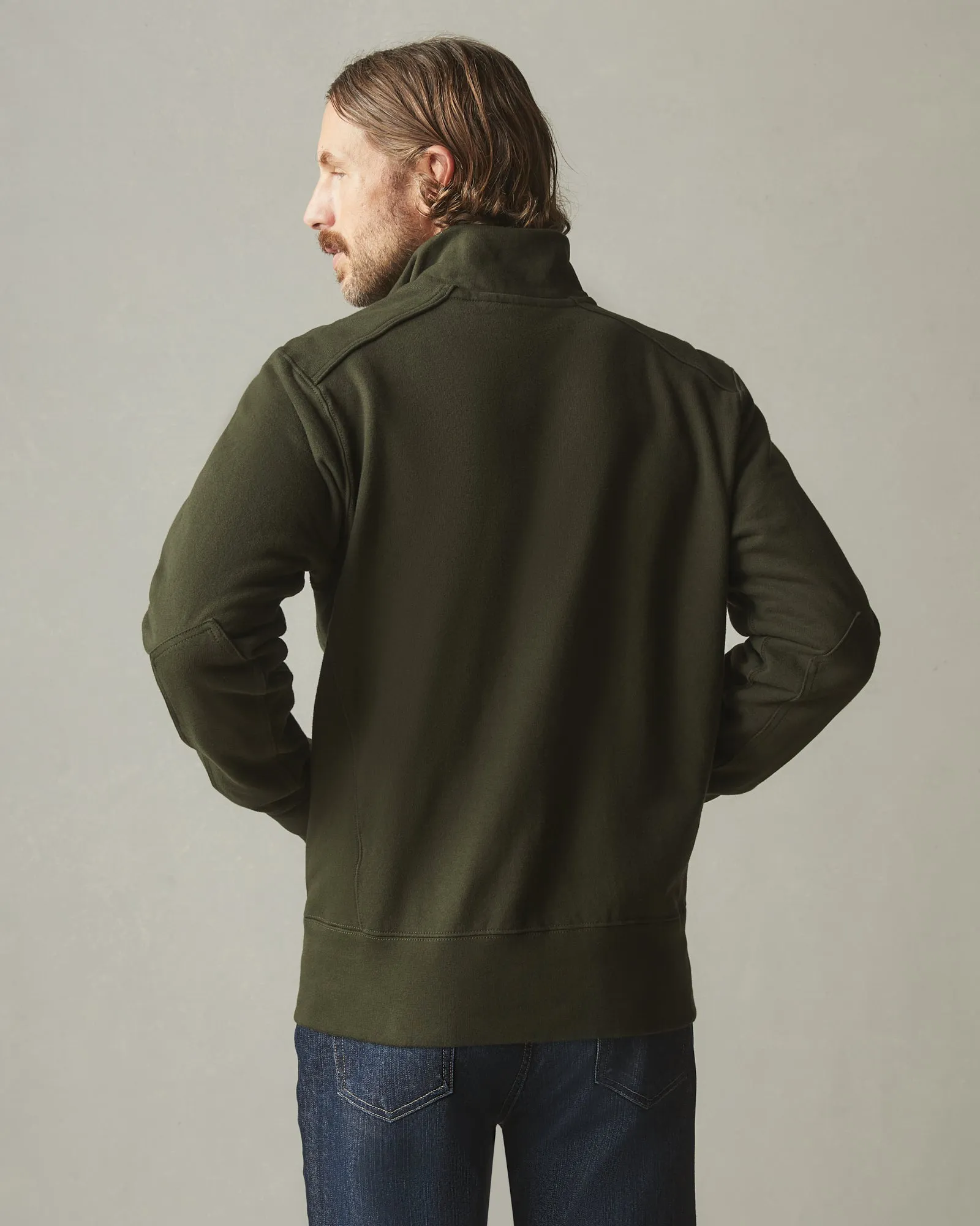 Moto Full Zip - Dark Elm sold by American Giant product image thumbnail 4