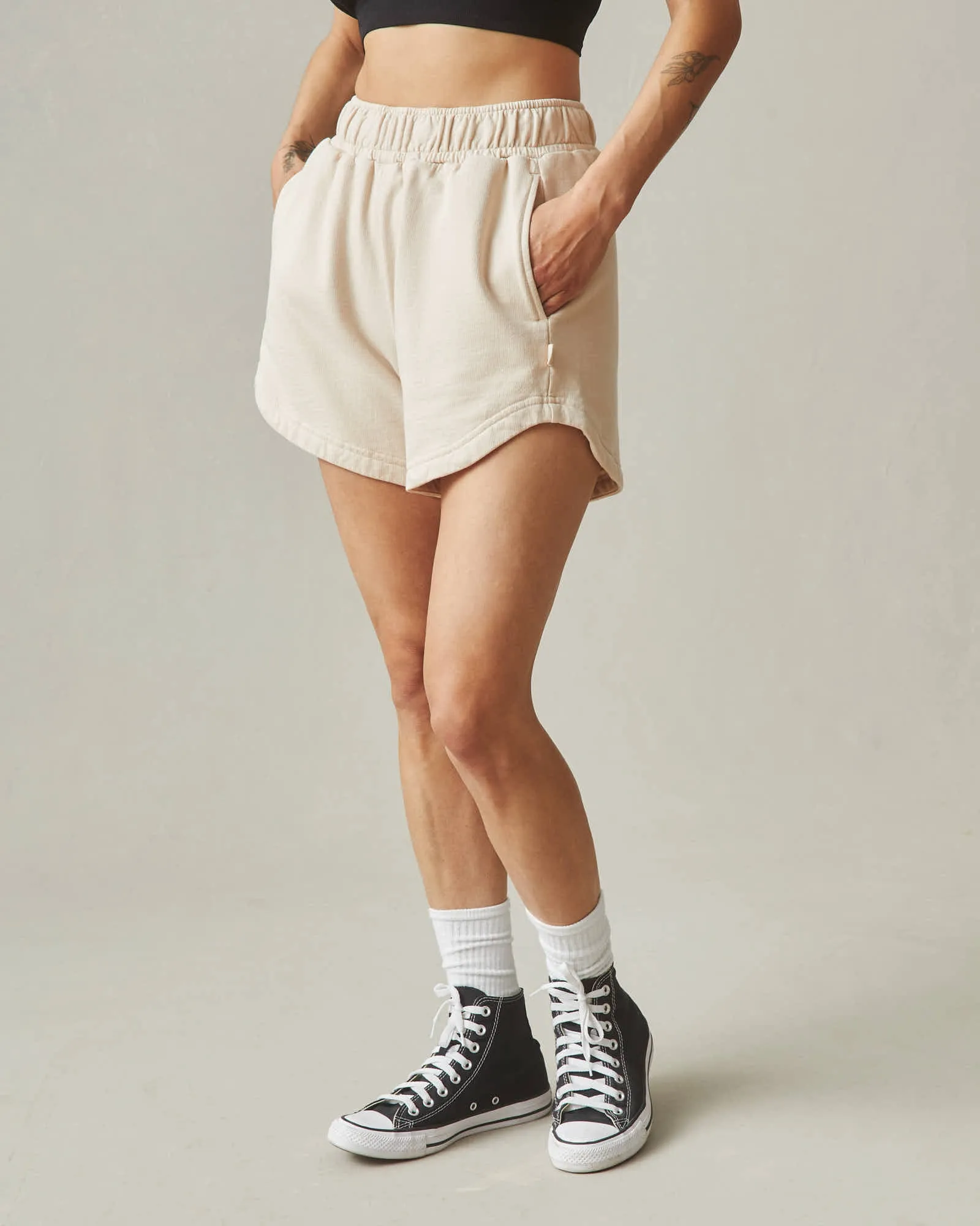Women's Curved Hem Short - Cotton sold by American Giant product image thumbnail 2