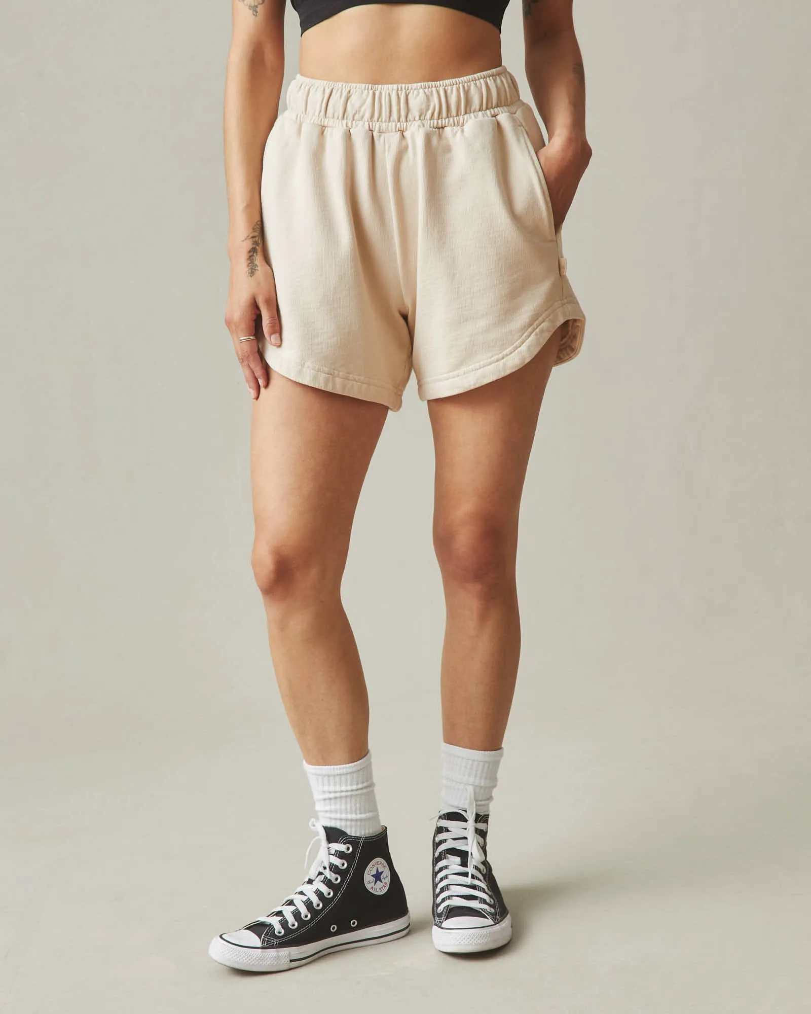 Women's Curved Hem Short - Cotton sold by American Giant product image thumbnail 5