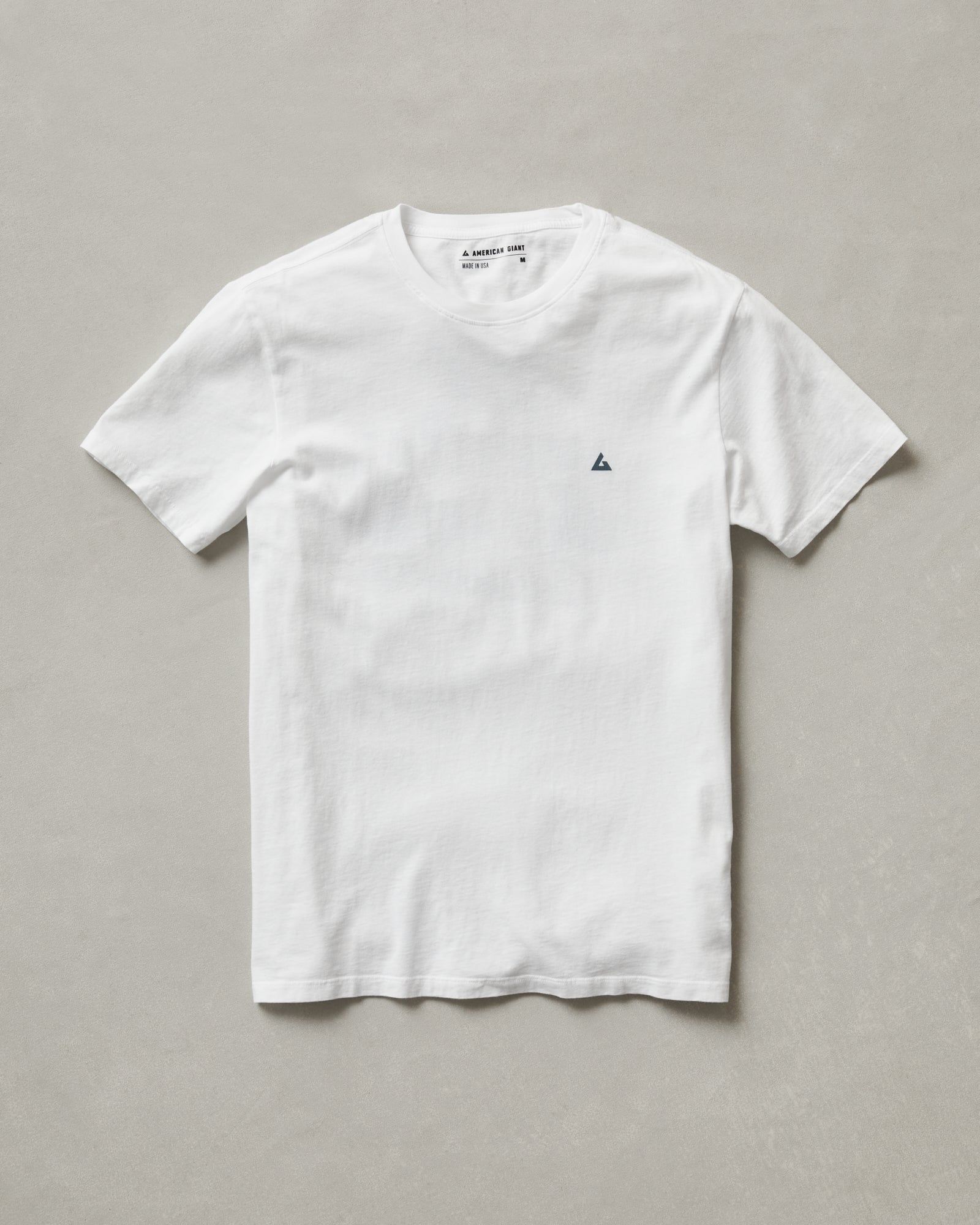 Men's Classic Cotton Graphic Tee - White sold by American Giant