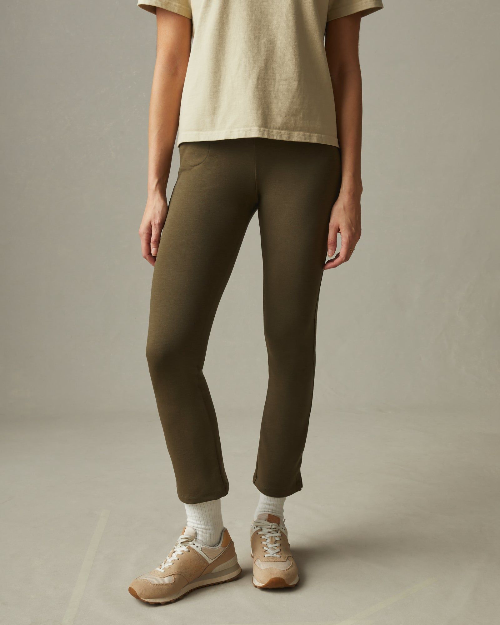 No-BS Kick Flare Pant - Beech sold by American Giant