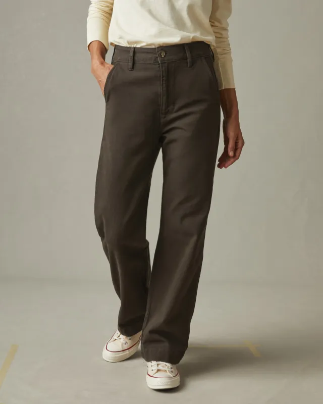 Women's Wide Leg Pant - Oak sold by American Giant