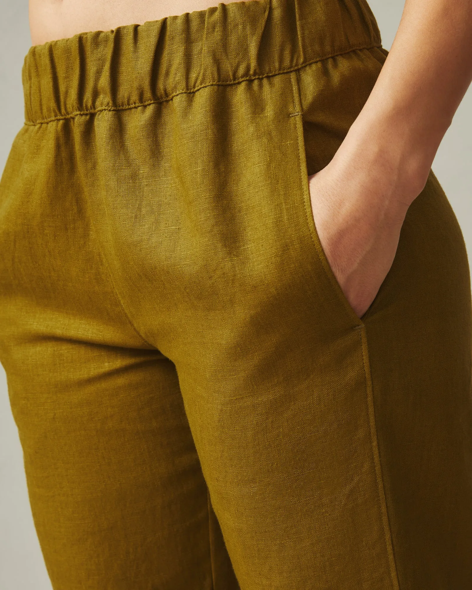 Women's Linen Pant - Fir Green sold by American Giant product image thumbnail 5