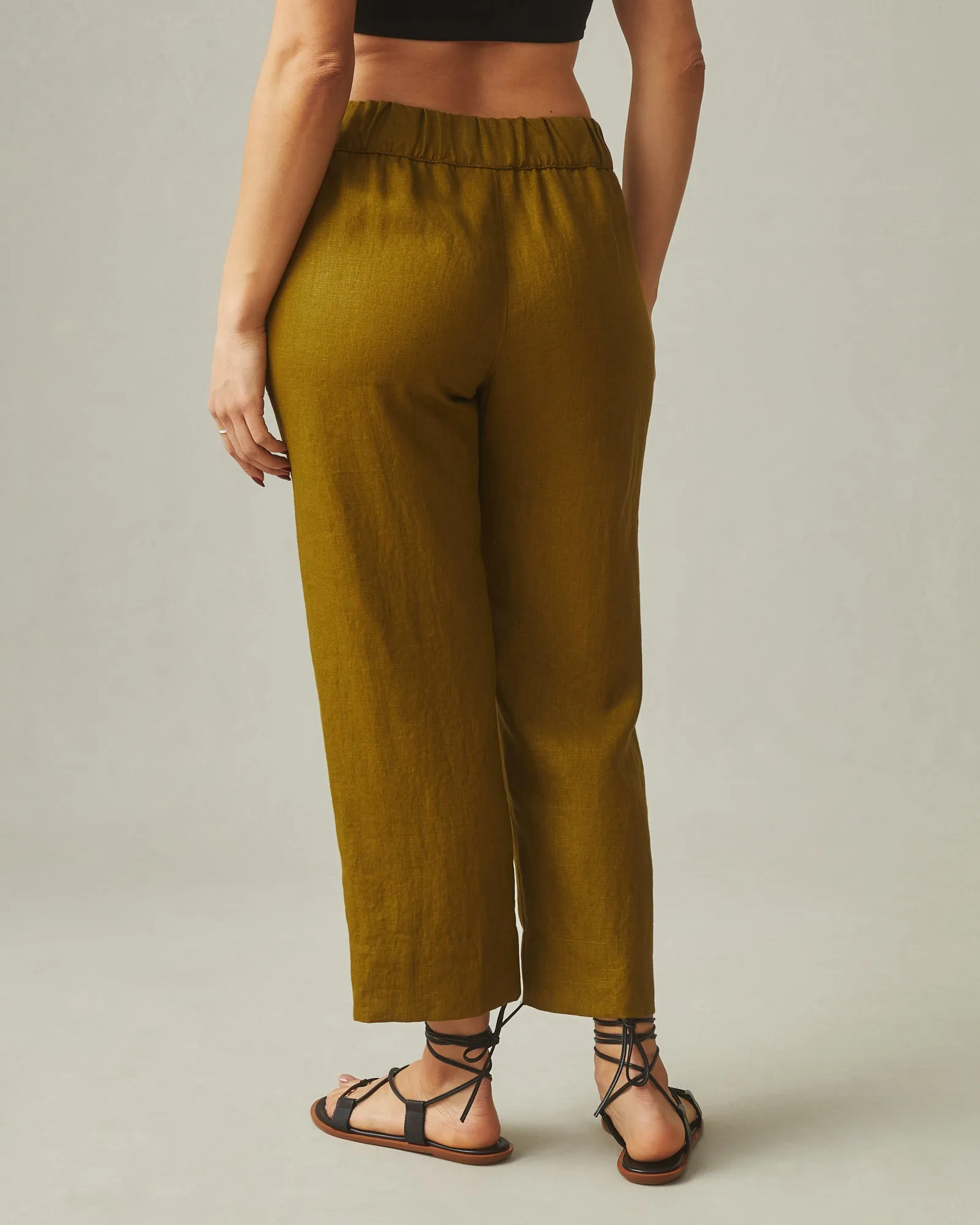 Women's Linen Pant - Fir Green sold by American Giant product image thumbnail 4